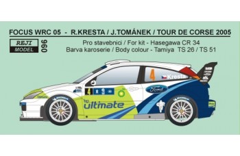 Decal - Ford Focus WRC 04 Rally Sardinia / Tour de Corse 2005 Kresta